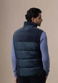 ATELIER corduroy bodywarmer met hoge kraag-State of Art Sale