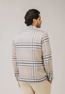 ATELIER geruit overshirt twill-State of Art Best