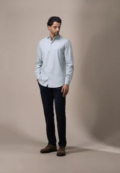 ATELIER twill overhemd met ruitdessin-State of Art