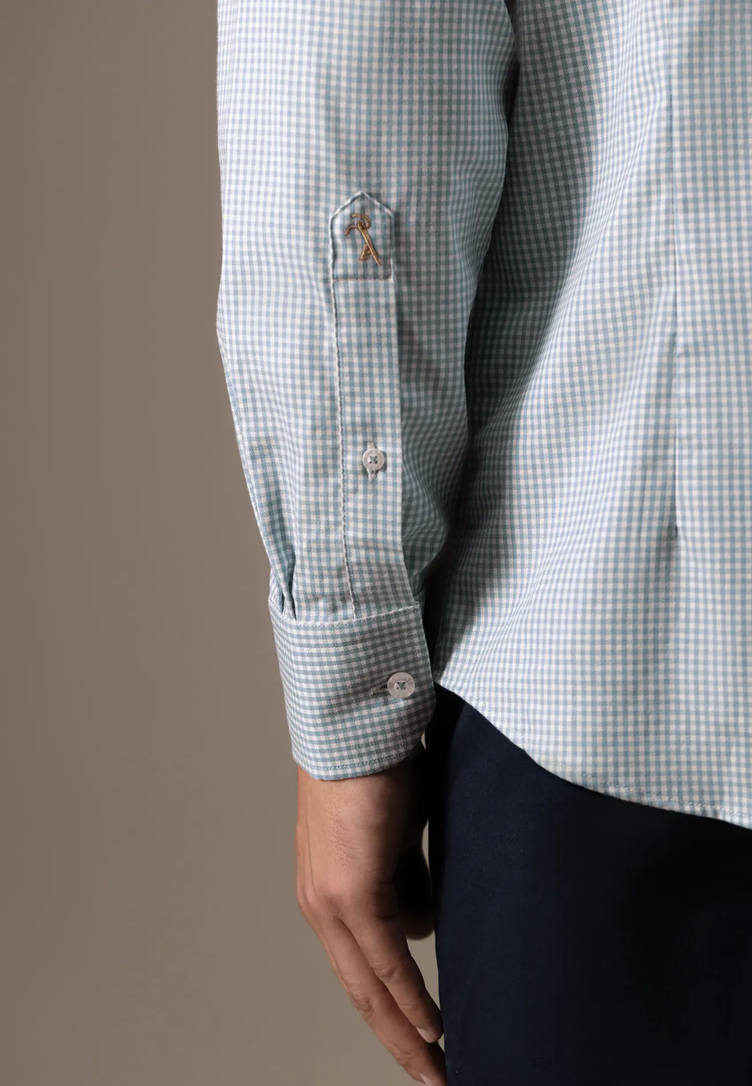 ATELIER twill overhemd met ruitdessin-State of Art