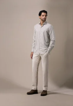 ATELIER twill overhemd met streepdessin-State of Art Clearance