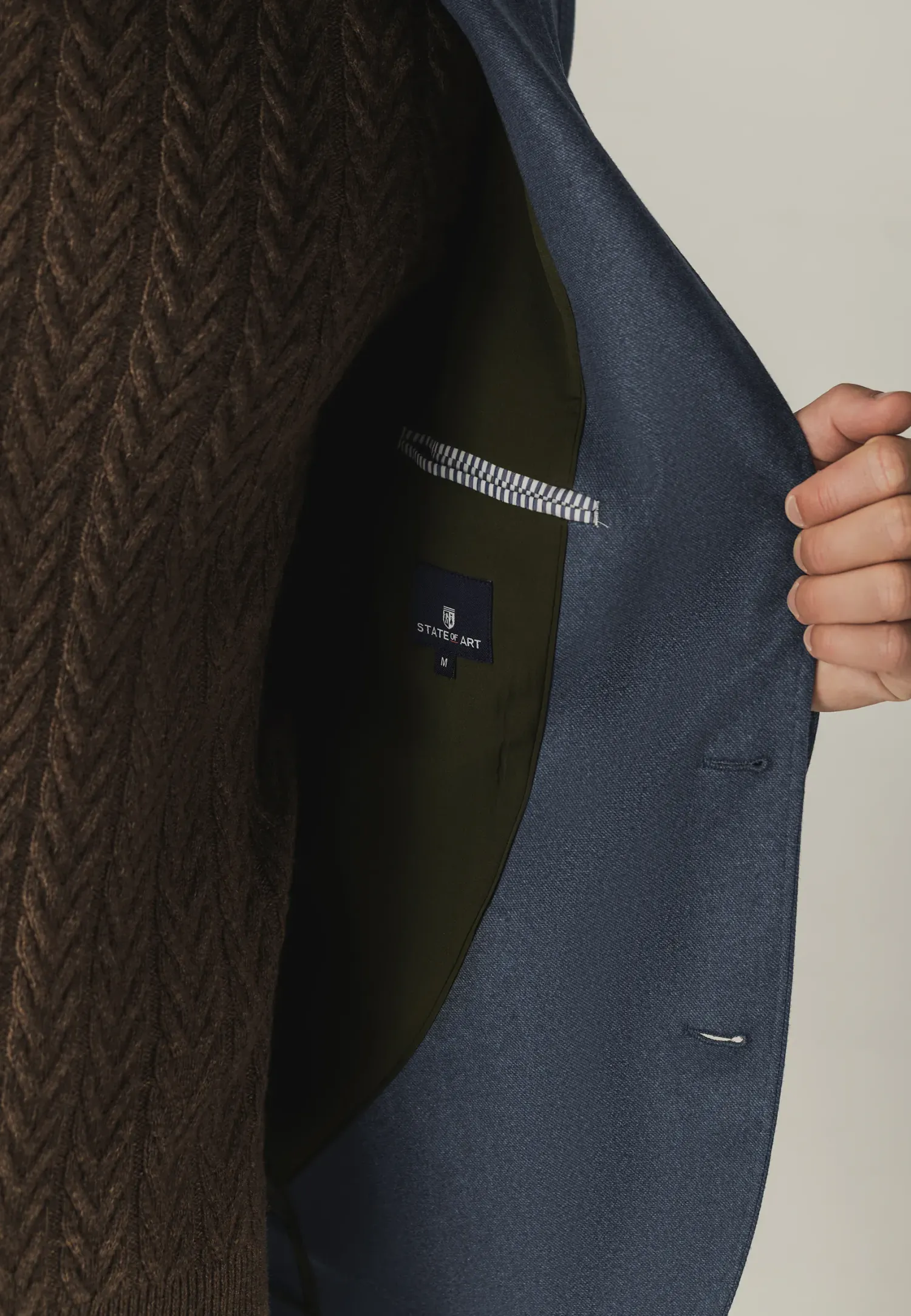 Blazer met stretch en klepzakken-State of Art Best