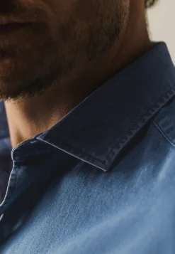 Denim overhemd van katoen-State of Art New