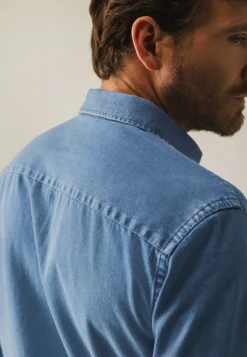 Denim overhemd van katoen-State of Art New