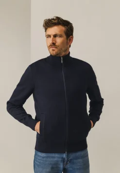 Dubbelgebreid vest met steekzakken-State of Art New