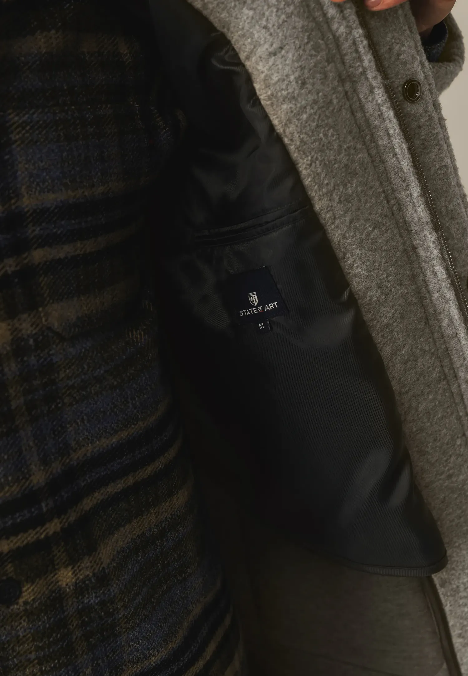 Duffelcoat met capuchon-State of Art Discount