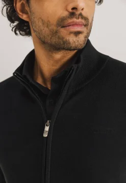 ESSENTIALS fijngebreid vest-State of Art Outlet