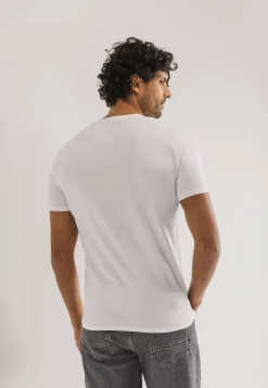 ESSENTIALS T-shirt met V-hals-State of Art Online