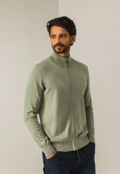 Fijngebreid vest met rits-State of Art Online