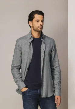 Gebreid overhemd van katoen-State of Art Clearance