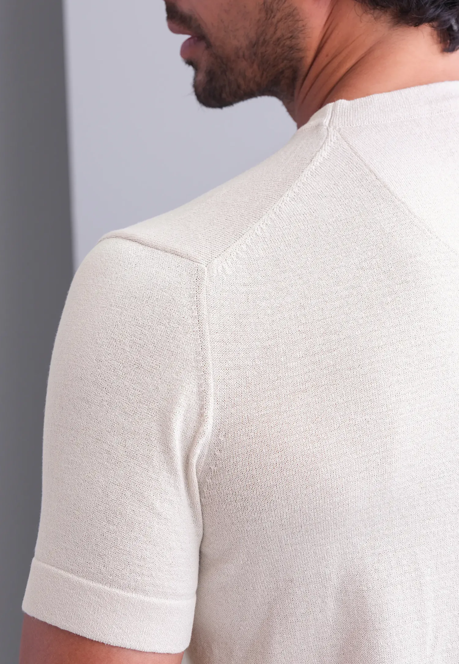 Gebreid T-shirt met borstzak-State of Art New