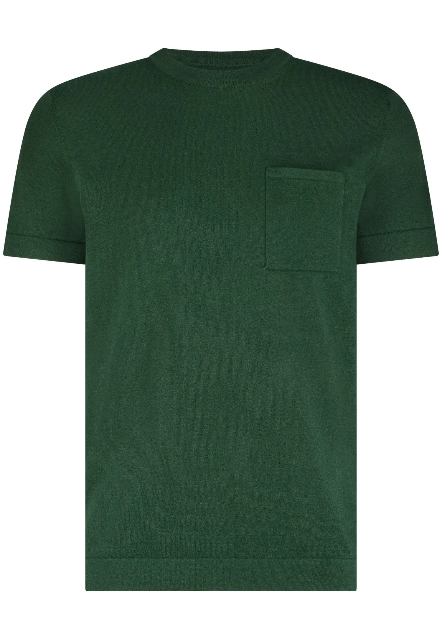 Gebreid T-shirt met borstzak-State of Art Online