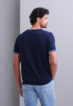 Gebreid T-shirt van een lyocellmix-State of Art Outlet
