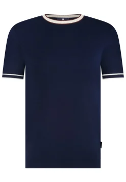 Gebreid T-shirt van een lyocellmix-State of Art Outlet