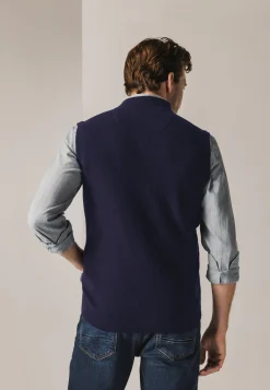 Gebreide bodywarmer met rits-State of Art Outlet