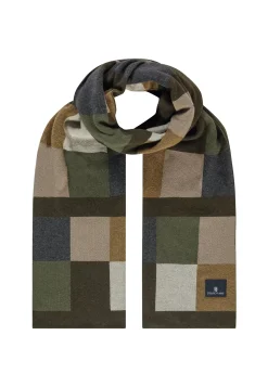 Gebreide sjaal met kleurvlakken-State of Art Clearance
