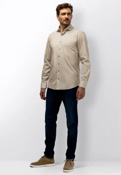 Gemêleerd overhemd van poplinstof-State of Art Clearance