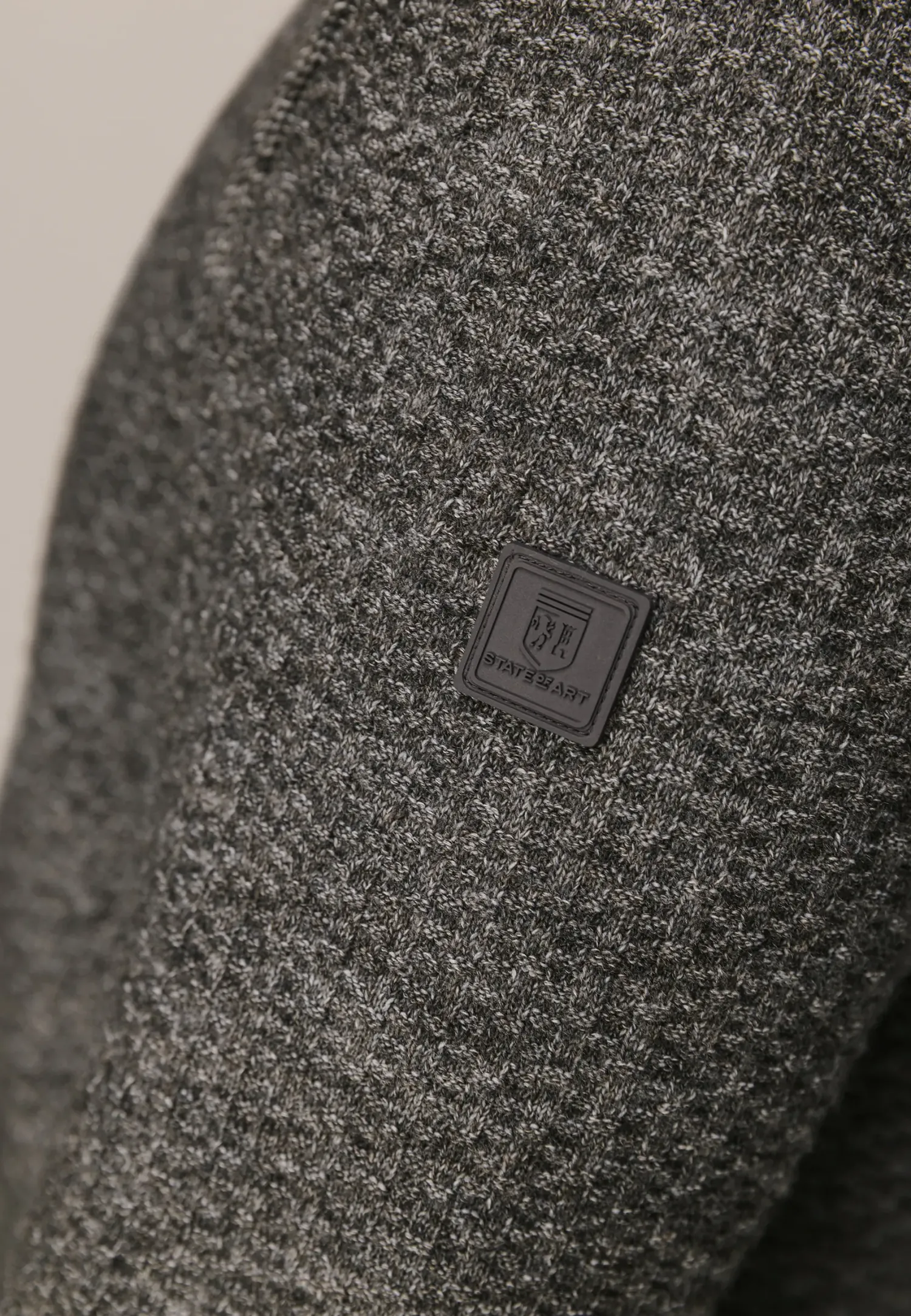 Gemêleerd vest met structuurdessin-State of Art Clearance