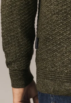 Gemêleerd vest met structuurdessin-State of Art Best