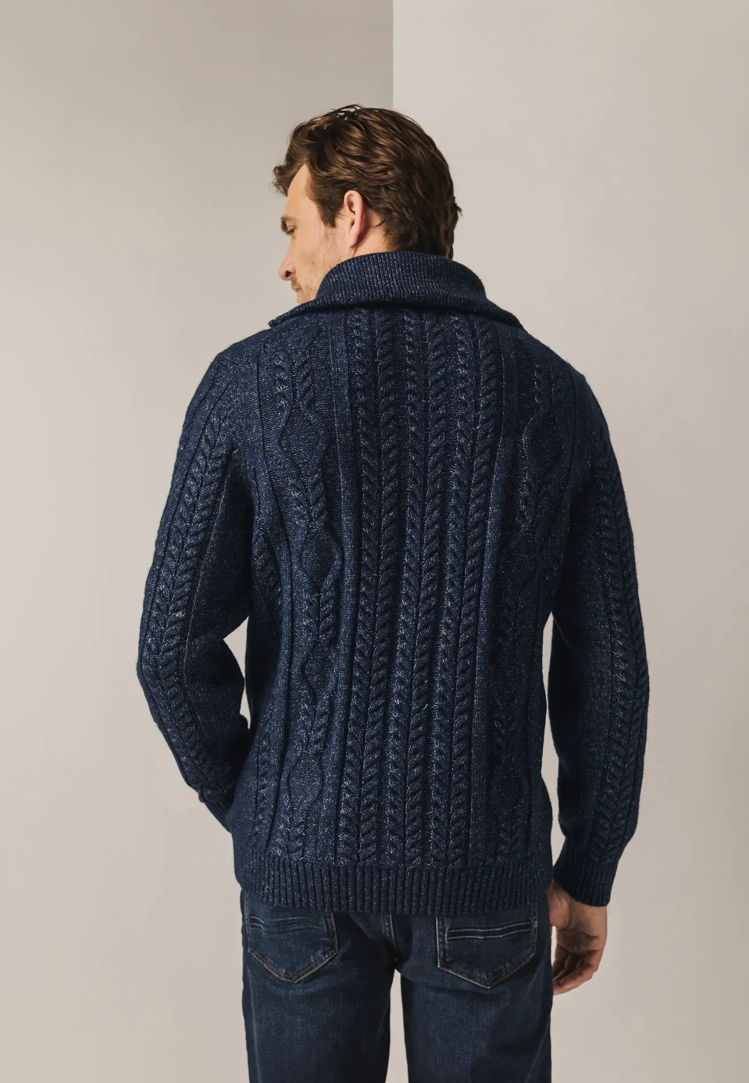 Gemêleerde schipperstrui-State of Art Clearance