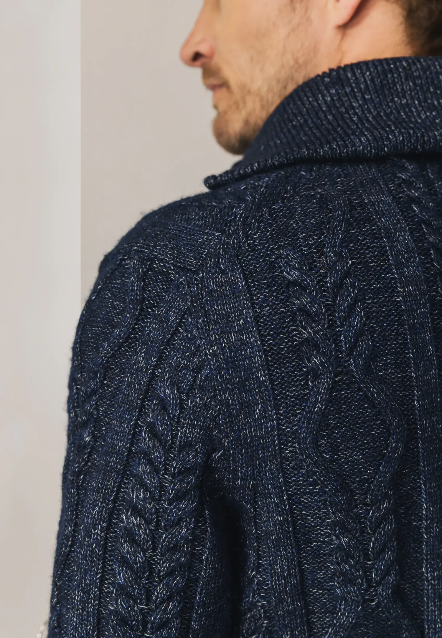 Gemêleerde schipperstrui-State of Art Clearance