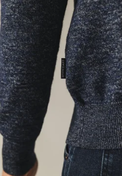 Gemêleerde trui met ribdetails-State of Art Discount