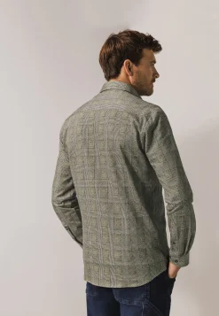 Geruit overhemd van jerseystof-State of Art Sale