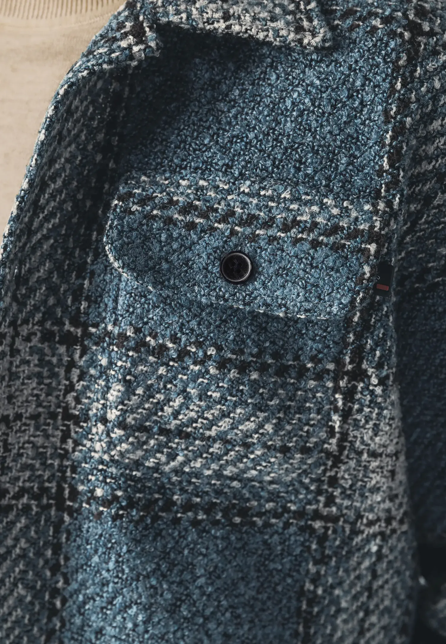 Geruit overshirt met borstzakken-State of Art Best