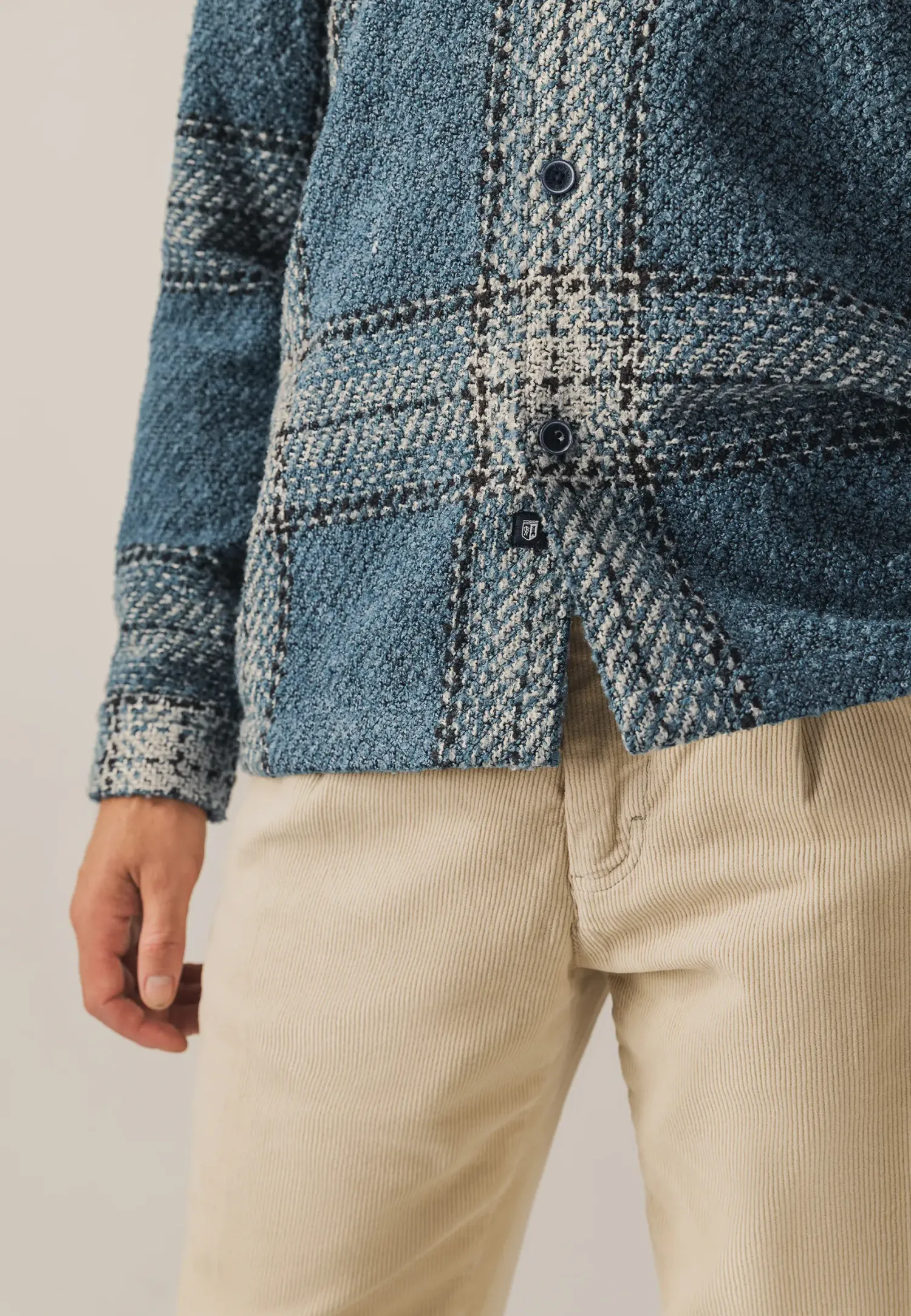 Geruit overshirt met borstzakken-State of Art Best