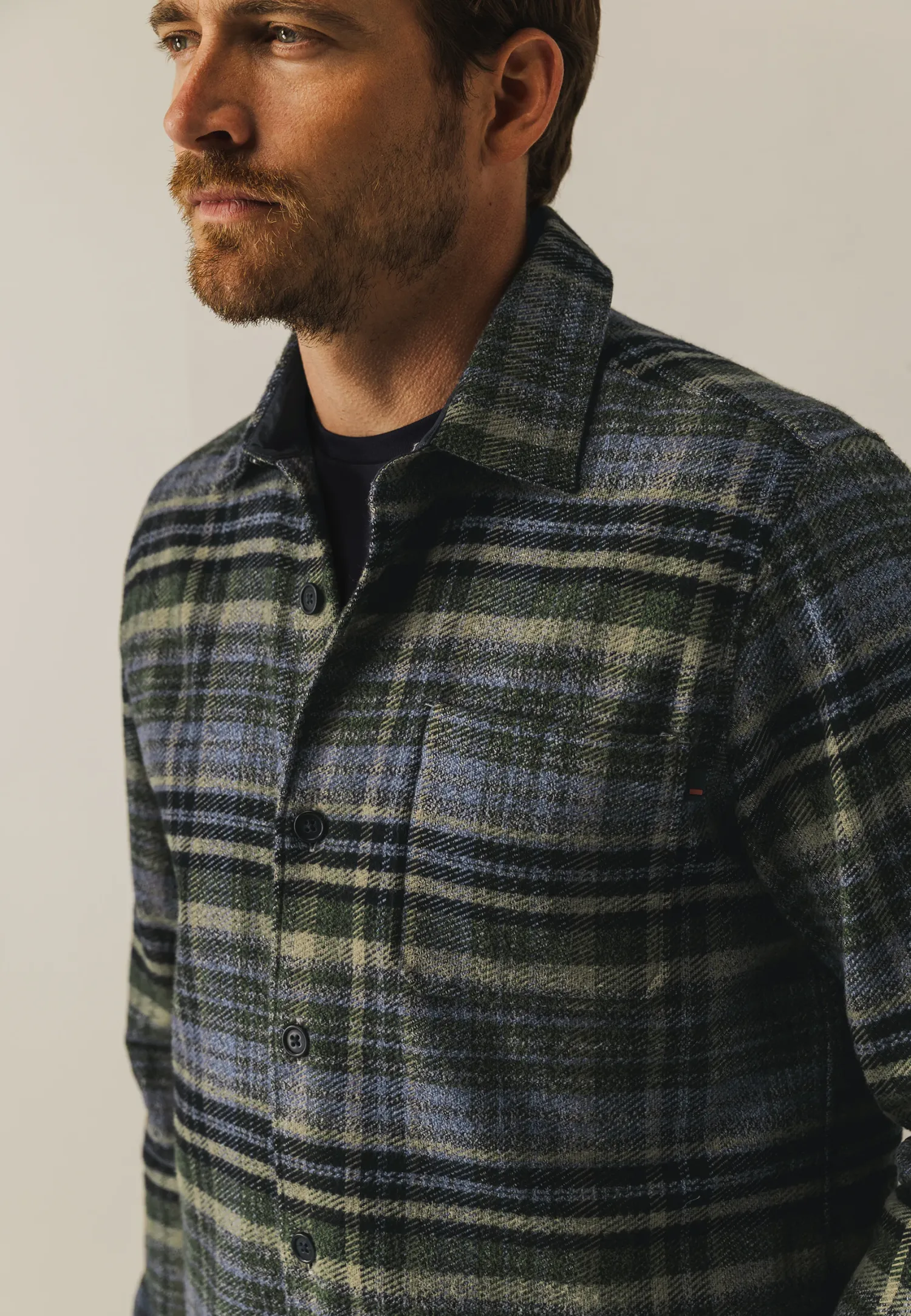 Geruit overshirt van twillstof-State of Art Discount