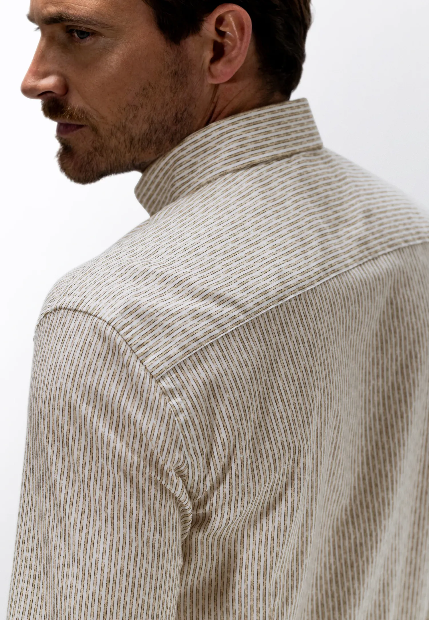 Gestreept poplin overhemd-State of Art Hot