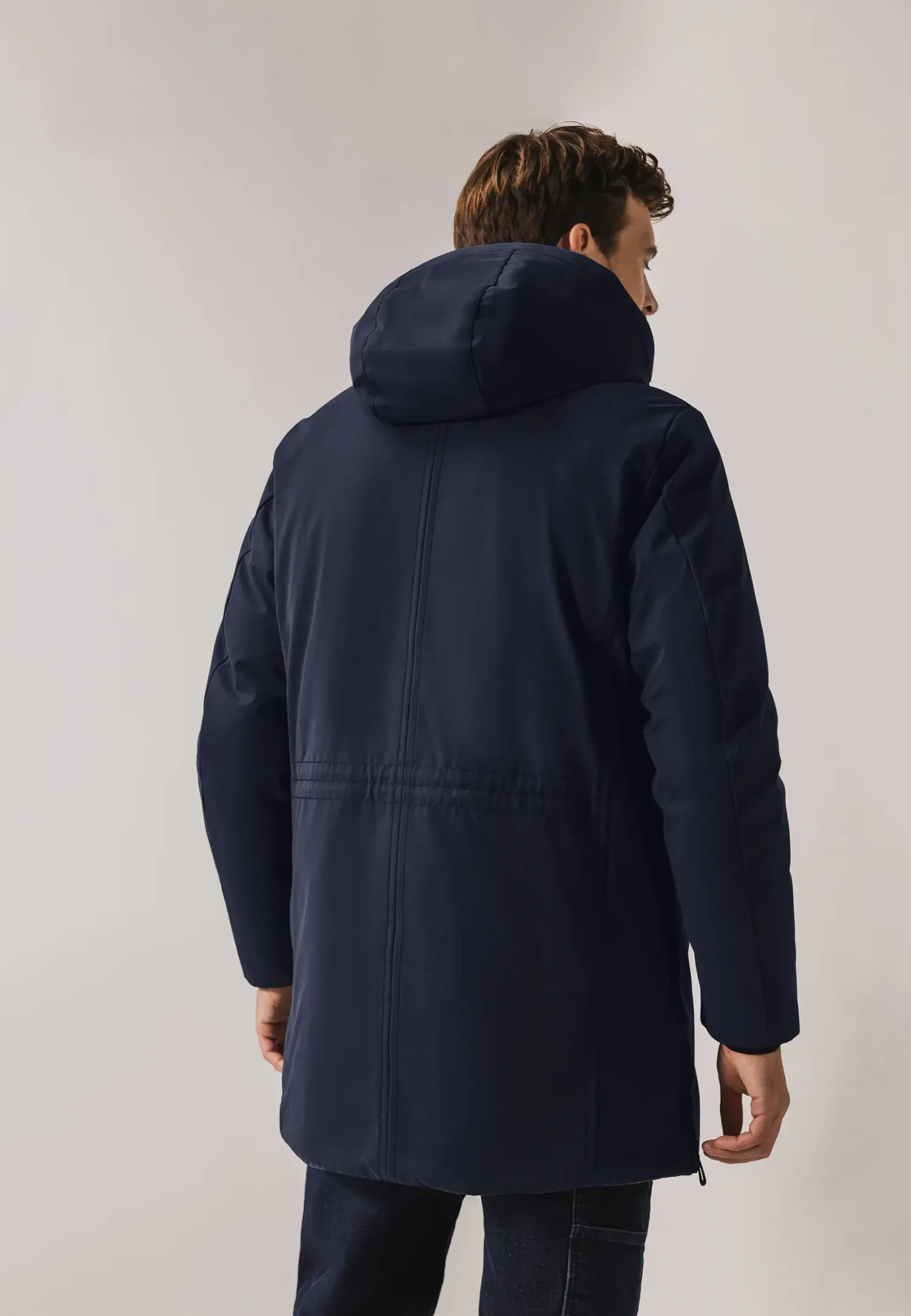 Gewatteerde parka met capuchon-State of Art