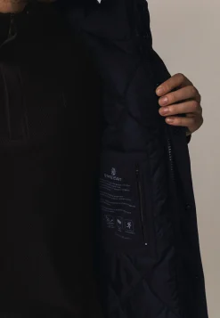 Gewatteerde parka met capuchon-State of Art
