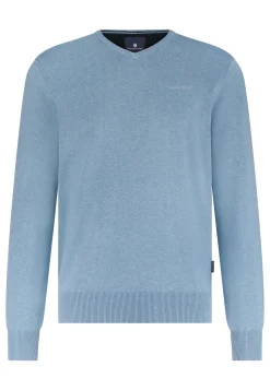 Katoenen trui met V-hals-State of Art Clearance