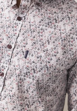 Overhemd met bloemenprint-State of Art Discount