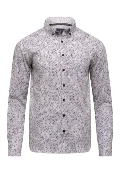 Overhemd met bloemenprint-State of Art Discount