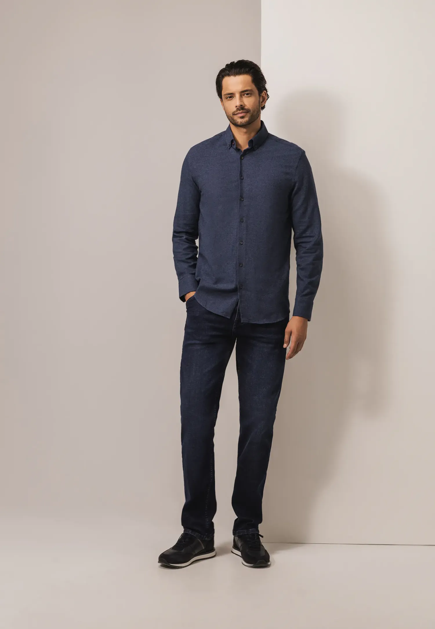 Overhemd met button-downkraag-State of Art Discount