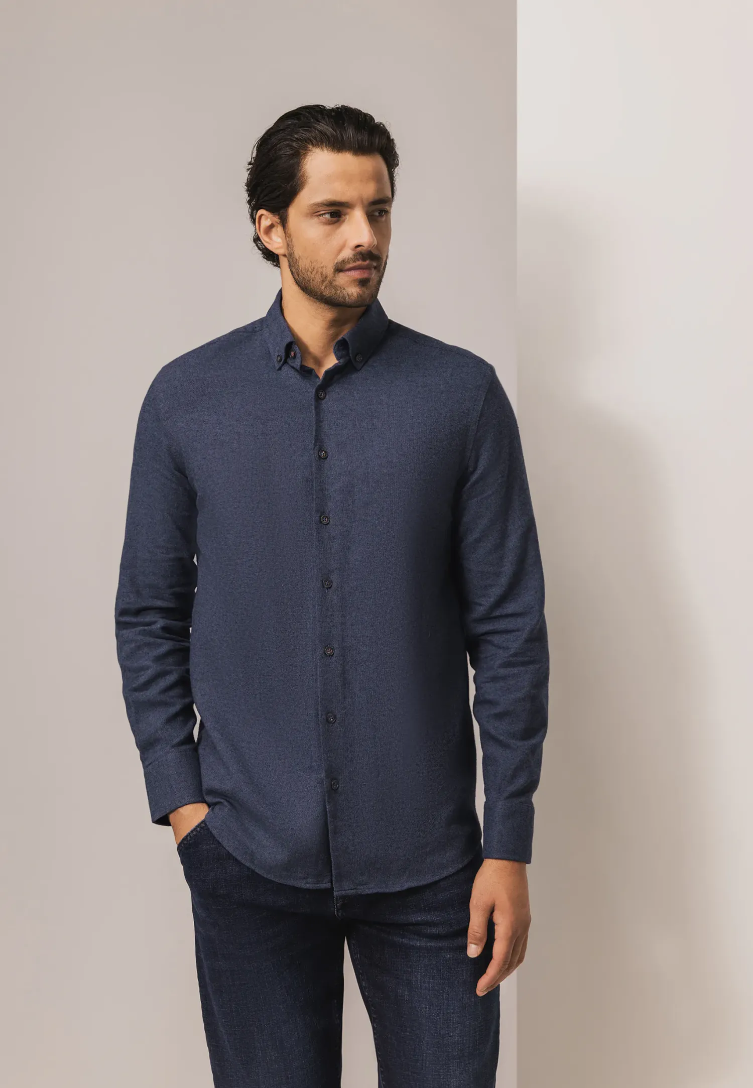 Overhemd met button-downkraag-State of Art Discount