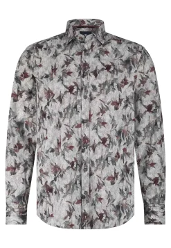 Overhemd met een botanische print-State of Art Outlet
