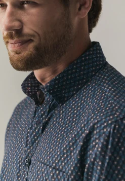 Overhemd met geometrische print-State of Art