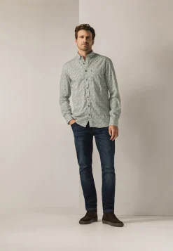 Overhemd met geometrische print-State of Art Clearance