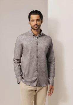 Overhemd met visgraatpatroon-State of Art Clearance
