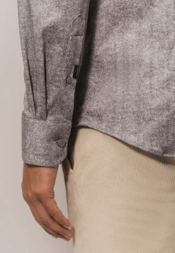 Overhemd met visgraatpatroon-State of Art Clearance