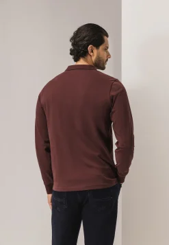 Polo met structuurgebreide kraag-State of Art Outlet