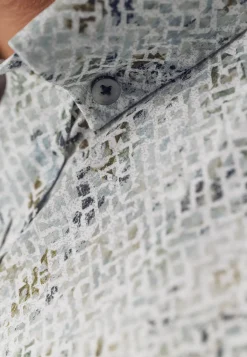 Poplin overhemd met all-over print-State of Art Hot