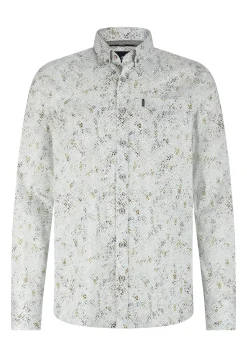 Poplin overhemd met all-over print-State of Art Hot