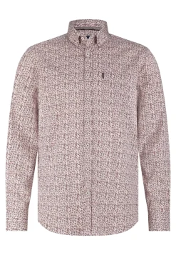 Poplin overhemd met all-over print-State of Art Online