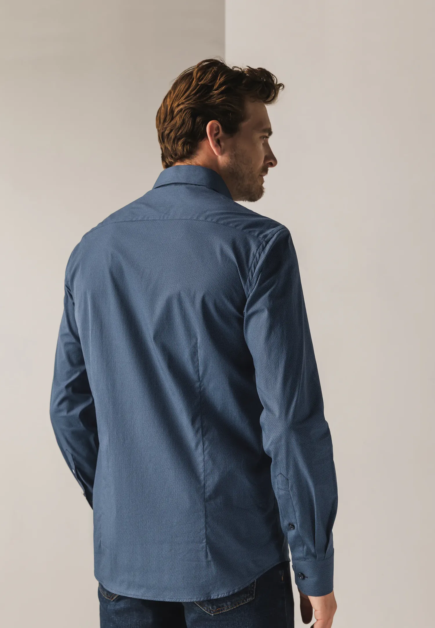 Regular fit overhemd met all-over print-State of Art