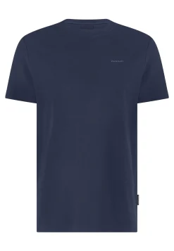 Ronde hals T-shirt met structuurpatroon-State of Art Discount