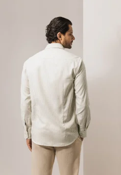Twill overhemd met streepdessin-State of Art Online